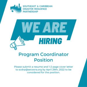 Job Opportunity: Part-Time Contractor for the Southeast and Caribbean Disaster Resilience Partnership