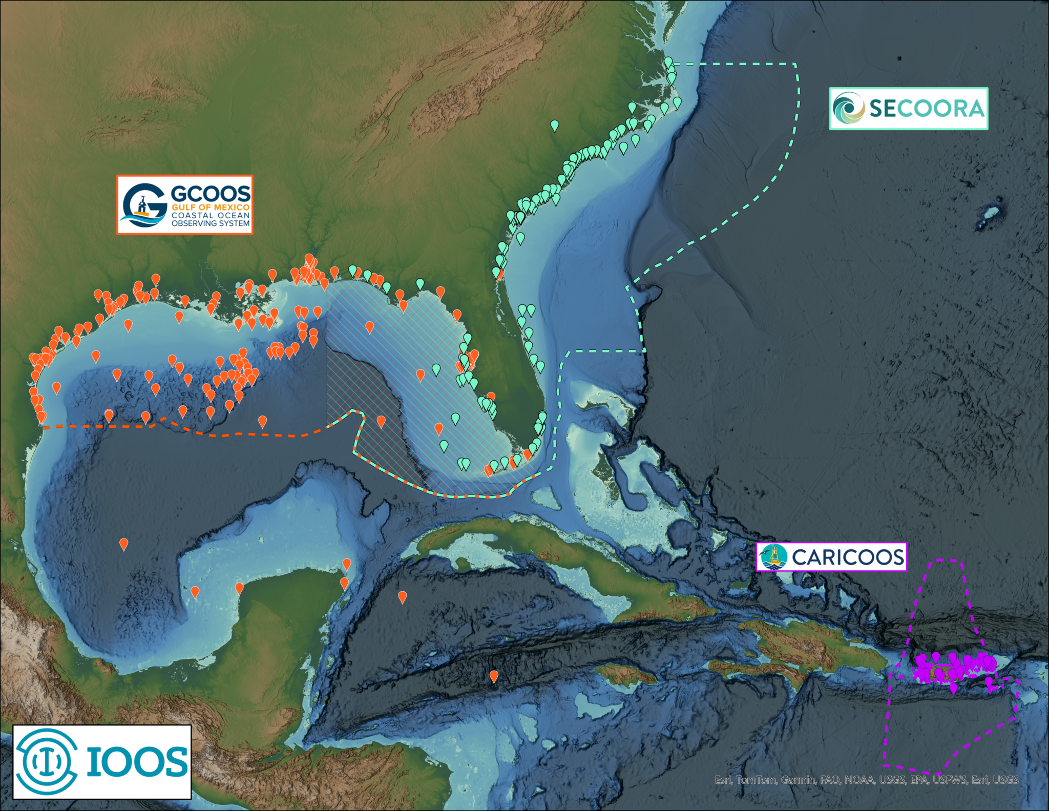Intra-American Seas Pan-Regional Ocean Observing Initiative - SECOORA
